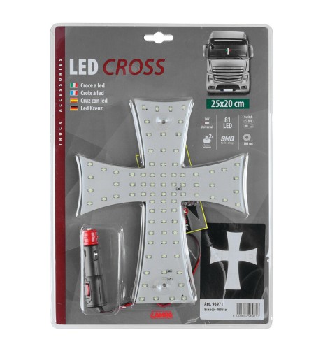 Croce a Led 24V per Camion Bianco