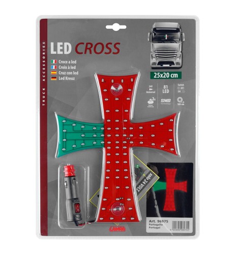 Croce a Led 24V per Camion Portogallo