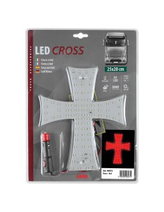 Croce a Led 24V per Camion Rosso 2
