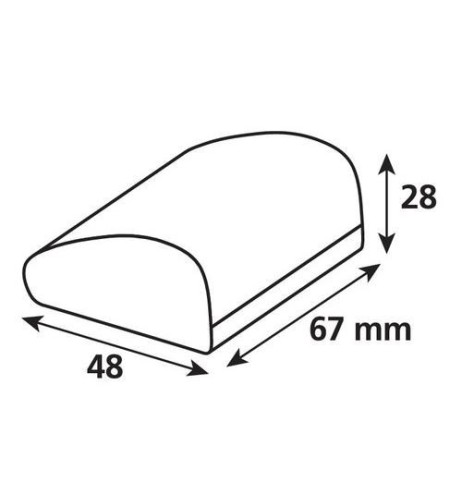 Custodia impermeabile rigida porta Telepass per supporti Opti