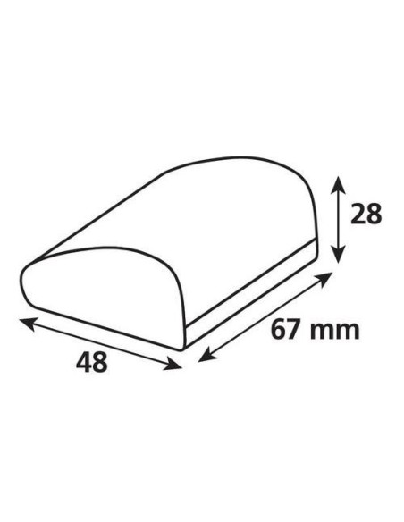 Custodia impermeabile rigida porta Telepass per supporti Opti