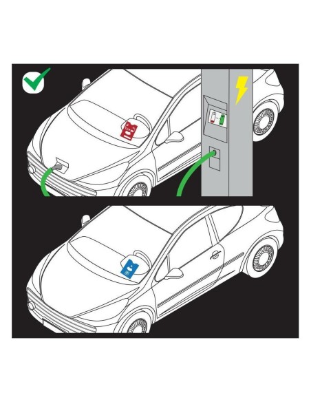 Disco orario Fine ricarica prevista vetture elettriche