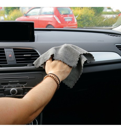 Dispenser 25 panni in microfibra multiuso lavabili e riutilizzabili