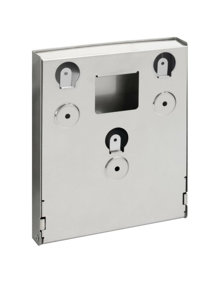 Dispenser in acciaio inox con serratura per guanti monouso