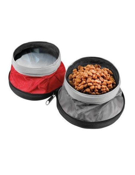 Doppia ciotola da viaggio richiudibile per animali
