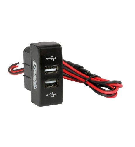 Doppia presa USB 12 24V da incasso Original Fit Mercedes Actros MP3