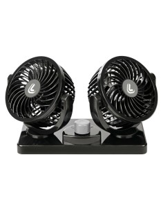 Doppio ventilatore diametro 11cm a due velocita camion 24V 2