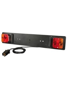 Duplicatore targa posteriore veicoli 7 poli 12 24V