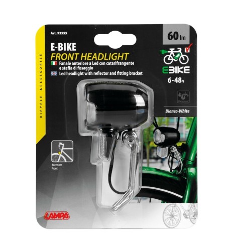 Fanale anteriore a Led per biciclette elettriche E bike