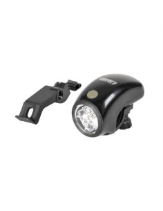 Fanale anteriore bicicletta a 5 LED con doppio attacco