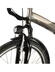 Fanale anteriore bicicletta a 5 LED con doppio attacco 2