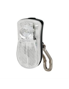 Fanale anteriore bicicletta LED con catarifrangente 2 funzioni