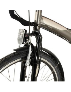 Fanale anteriore bicicletta LED con catarifrangente 2 funzioni 2
