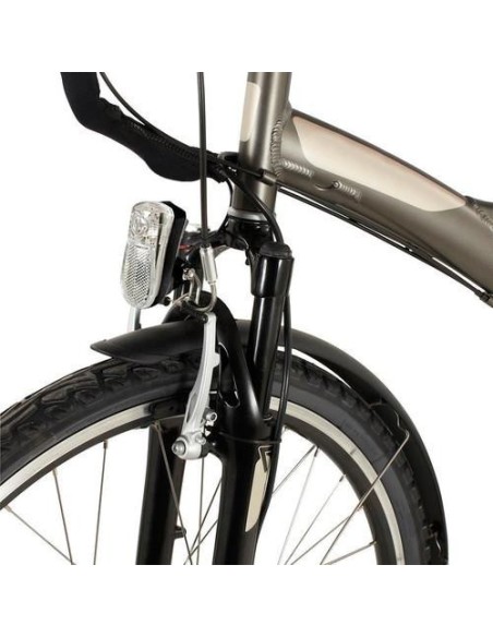Fanale anteriore bicicletta LED con catarifrangente 2 funzioni