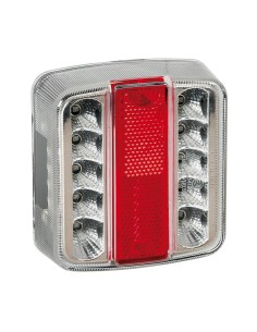 Fanale posteriore 12V a 14 LED omologato 5 funzioni