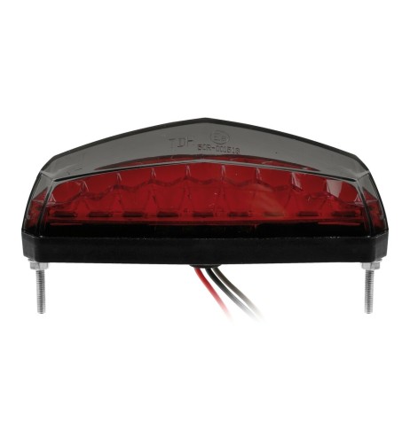 Fanale posteriore a led stop posizione luce targa moto omologato