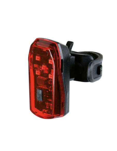 Fanale posteriore bici a 5 Led con luce stop e accelerometro integrato