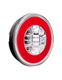 Fanale posteriore camion O Led 3 funzioni 12 24V omologato