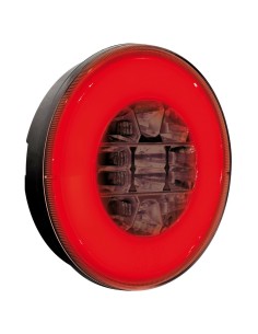 Fanale posteriore camion O Led 3 funzioni 12 24V omologato 2