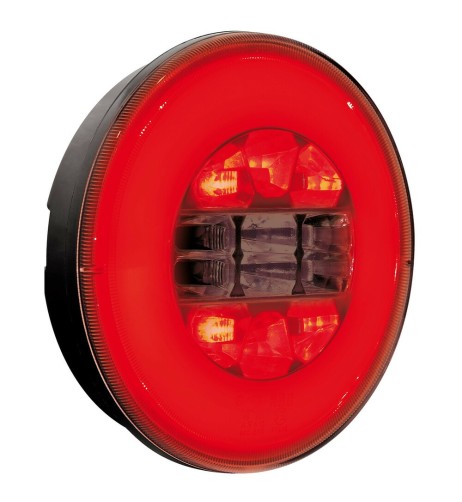 Fanale posteriore camion O Led 3 funzioni 12 24V omologato