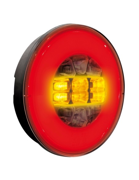 Fanale posteriore camion O Led 3 funzioni 12 24V omologato
