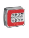 Fanale posteriore Led 4 funzioni 12 24V omologato Destro