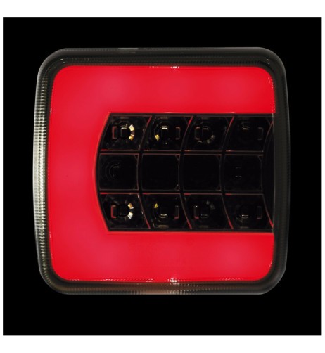 Fanale posteriore Led 4 funzioni 12 24V omologato Destro