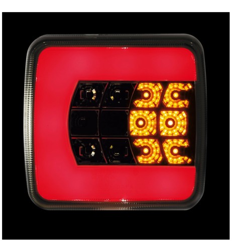 Fanale posteriore Led 4 funzioni 12 24V omologato Destro