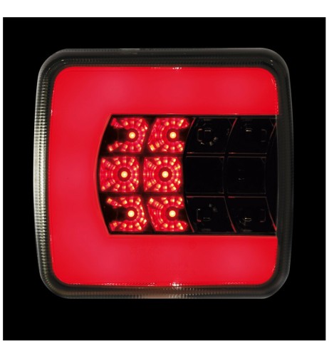 Fanale posteriore Led 4 funzioni 12 24V omologato Destro