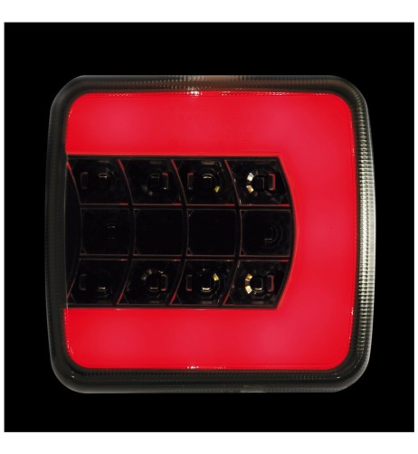 Fanale posteriore Led 4 funzioni 12 24V omologato Sinistro