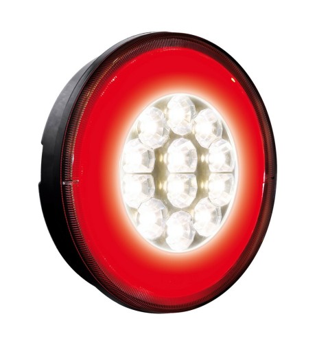 Fanale posteriore retromarcia e posizione camion O Led 12 24V omologato
