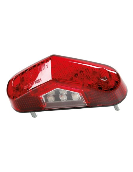 Fanale posteriore universale moto a 9 Led 12V omologato