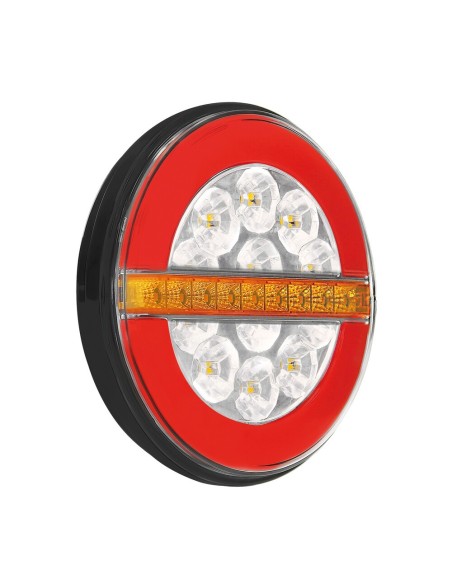 Fanale retromarcia O Led Dynamic 3 funzioni 12 24V omologato Sinistro