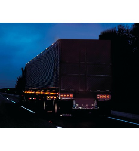 Fanale retronebbia O Led Dynamic 3 funzioni 12 24V omologato Destro