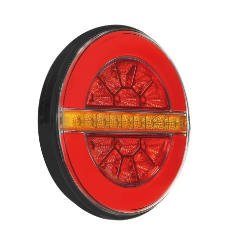 Fanale retronebbia O Led Dynamic 3 funzioni 12 24V omologato Sinistro