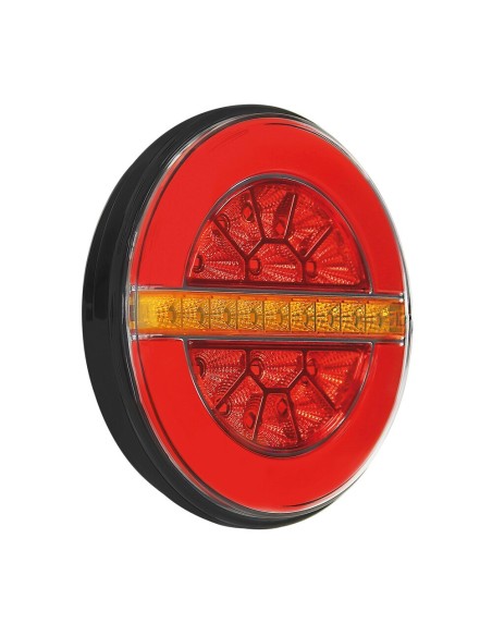 Fanale retronebbia O Led Dynamic 3 funzioni 12 24V omologato Sinistro