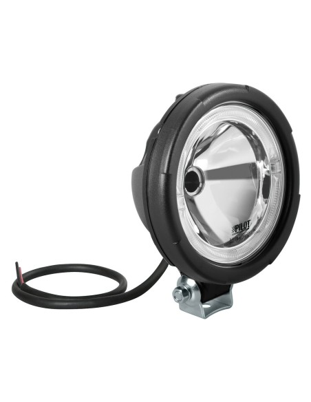 Faro alogeno profondita Saturn 12 24V con luce posizione LED 180mm