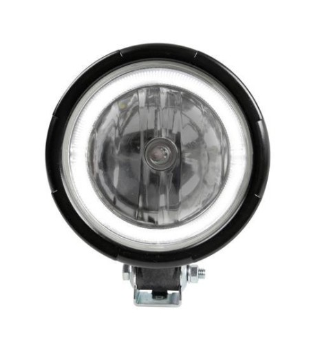 Faro alogeno profondita Saturn 12 24V con luce posizione LED 180mm