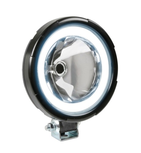 Faro alogeno profondita Saturn 12 24V con luce posizione LED 220mm