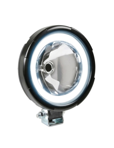 Faro alogeno profondita Saturn 12 24V con luce posizione LED 220mm