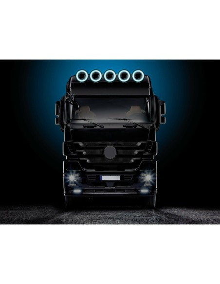 Faro alogeno profondita Saturn 12 24V con luce posizione LED 220mm