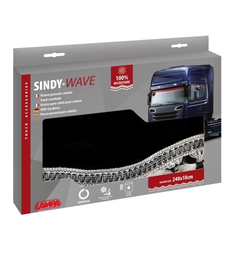 Fascia parasole camion Microfibra Sindy Nero