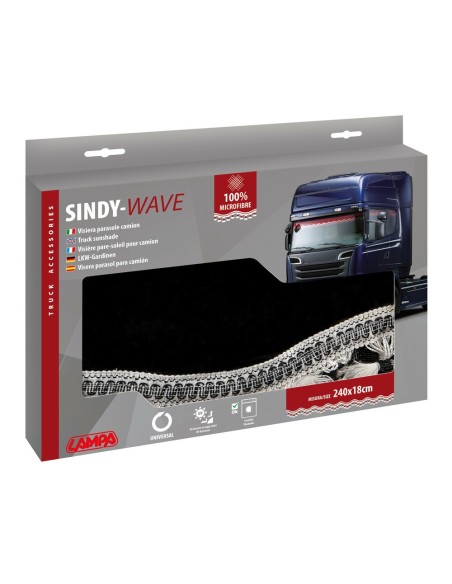 Fascia parasole camion Microfibra Sindy Nero