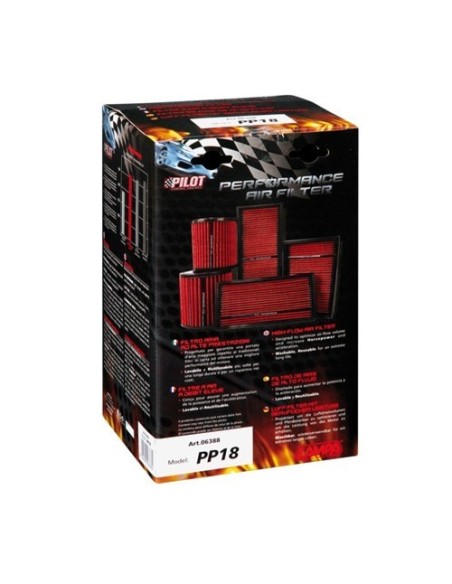 Filtro aria performante auto cilindrico H165xD130 mm