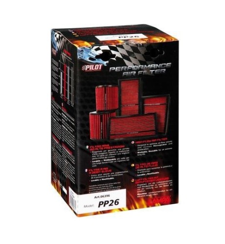 Filtro aria performante auto cilindrico H250xD140 mm