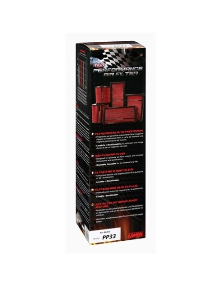 Filtro aria performante auto cilindrico H380xD140 mm