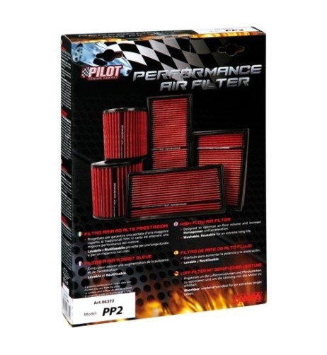 Filtro aria performante auto rettangolare L225xW215 mm