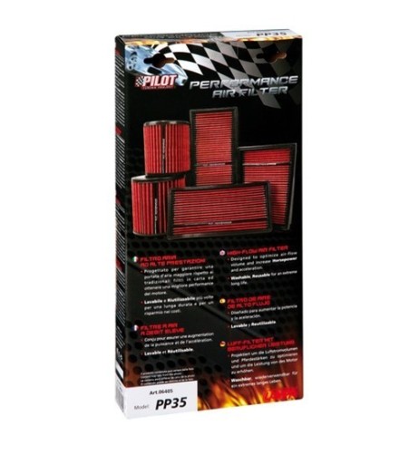Filtro aria performante auto rettangolare L308xW135 mm