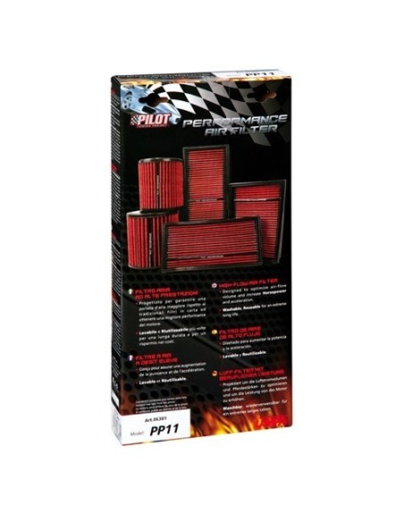 Filtro aria performante auto rettangolare L323xW135 mm