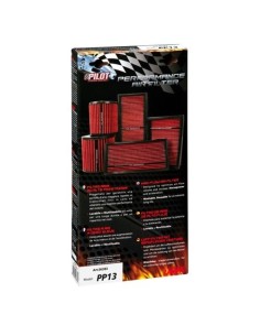Filtro aria performante auto rettangolare L368xW135 mm 2